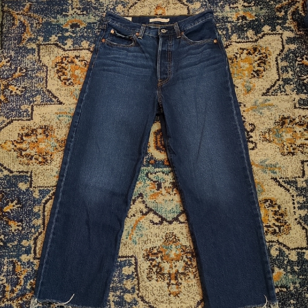 Levi's Ribcage Dark Blue Jeans